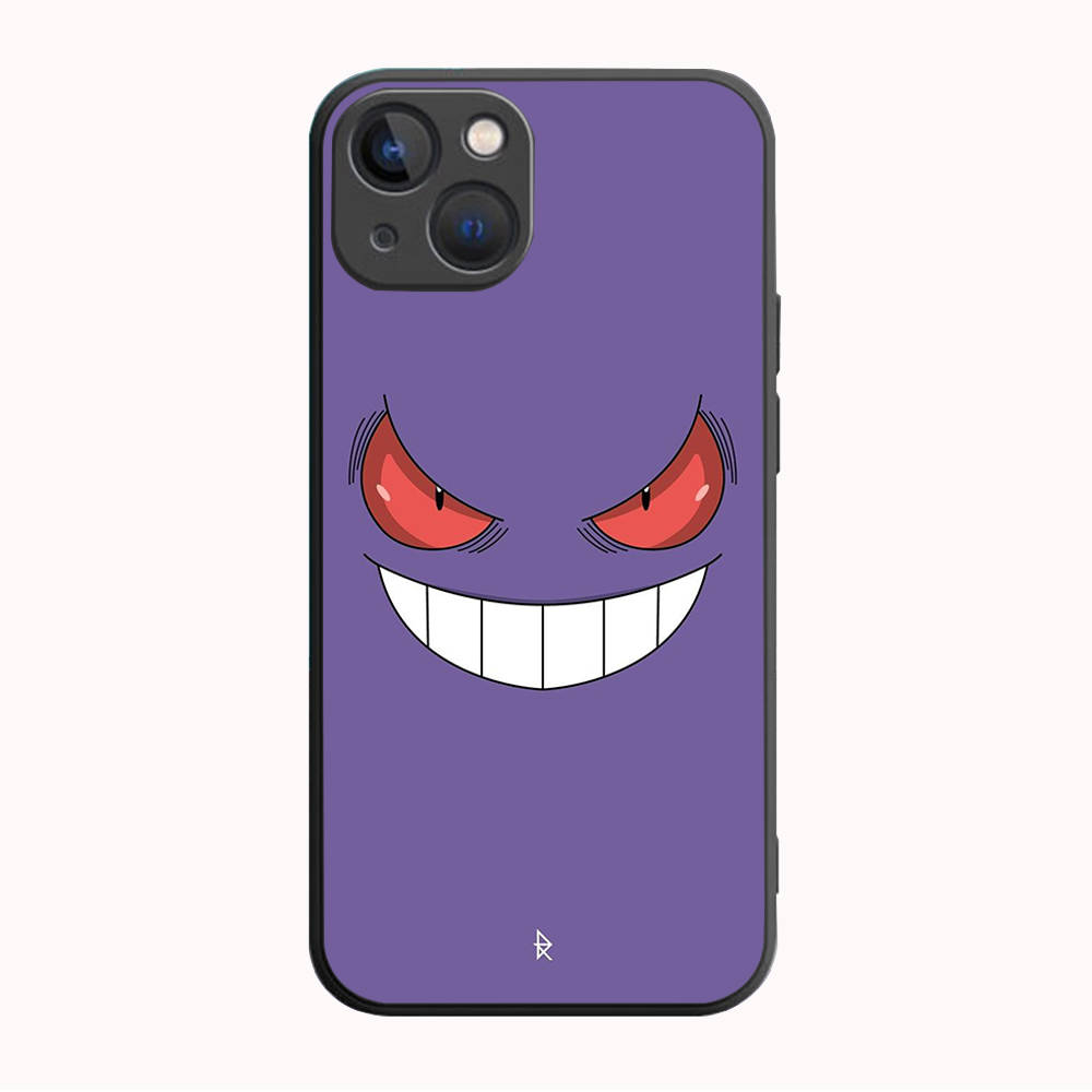 Чехол B-75 Pokemon Gengar Black для Samsung S24 S23 S22 S21 S20 FE S10 Lite Ultra S7 S8 S9 Plus A05S A11 A12 A13 A15 A22 A24 A25 A32 A52 A71 5G