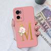 For OPPO A72 A73 A74 A75 A76 A77 A78 A79 A83 A91 Case Cover Luxury Flower Letters Shockproof Screen Protector Matte Soft Silicone For OPPO Bumper