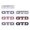 1Pc 3D ABS Car Rear Trunk Decal GTD Logo Letter Badge Stickers For Golf 4 5 6 7 MK4 MK5 MK6 MK7 Emblem Accessories