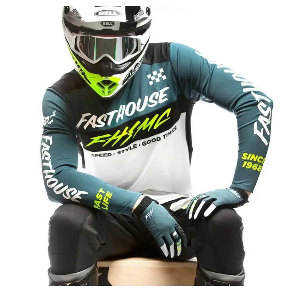 Men's Off-Road Motorcycle Clothing, Mountain Bike MTB Shirt, Motorcycle Downhill Suit, Cycling Suit