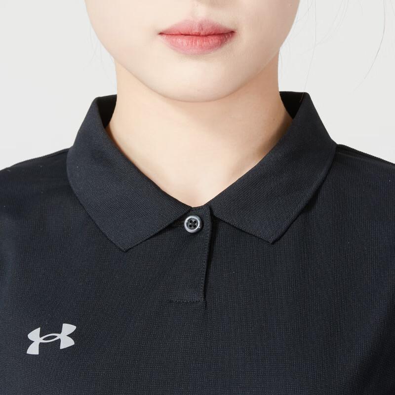 Under Armour Женская летняя спортивная футболка-поло с коротким рукавом