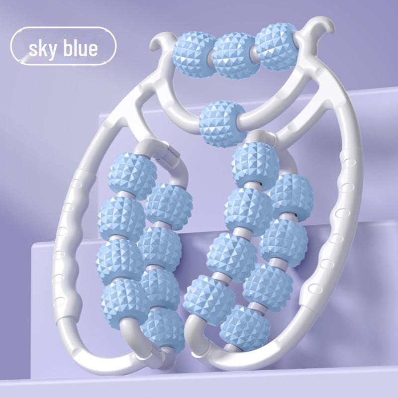 20-Wheel Double-Row Leg Clamp for Thigh Kegel and Leg Slimming Exercise