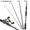 Fishing Rod Baitcasting Fishing Pole Protable Ultra- Lightweight for Big Fish  Freshwater Saltwater