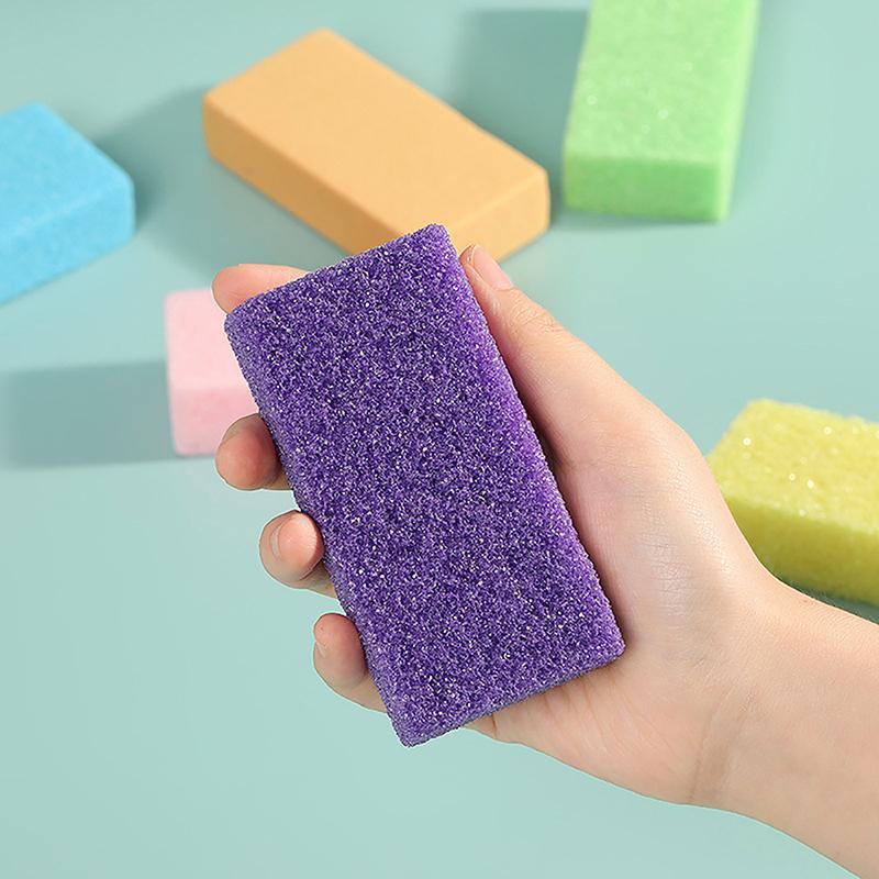 Exfoliate Feet Pedicure Handle Pumice Stone Scraper Foot File Dead Hard Rough Dry Skin Scrub Callus Remover Manual Cracked Heels