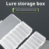 Двухсторонний ящик для рыболовных приманок, портативный, прозрачный, водонепроницаемый, прочный, искусственные, ручные, мягкие, рыболовные принадлежности, органайзер, кейс для хранения