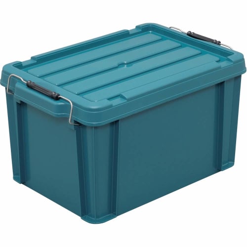 IRIS OHYAMA Buckle Container 21L BL-21 Blue Green