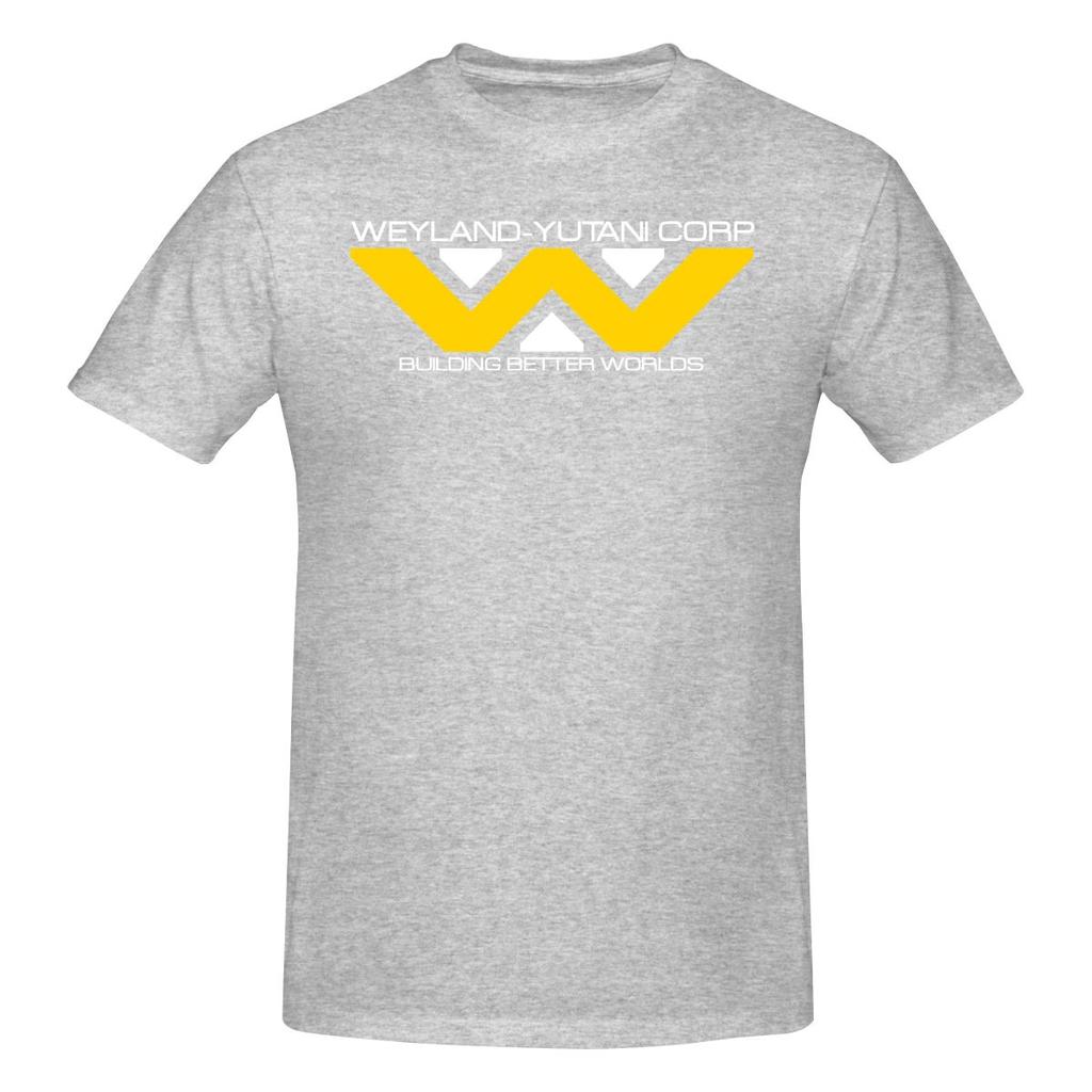 Weyland Yutani Corp Lazy Style Tshirt Simple Korean Style Faderesistant Short Sleeve