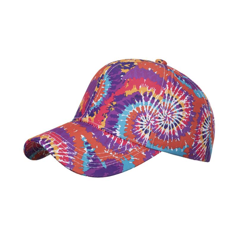 Мужская бейсбольная кепка с граффити с принтом тай-дай, женская солнцезащитная шляпа с градиентом, панама с хвостиком, кепка с козырьком, шляпа Snapback
