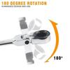 Quick Release Ratcheting Combination Wrenches 72 Teeth Ratcheting Socket Spanner Nut Tools