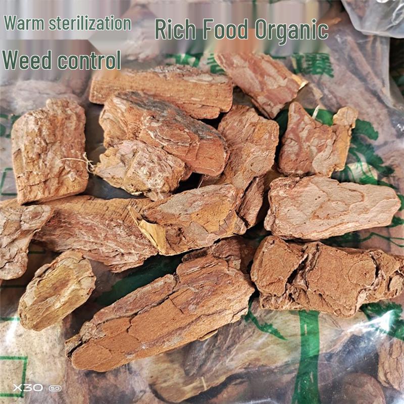 Organic Fermented Pine Bark Mulch for Garden Landscaping and Polishing