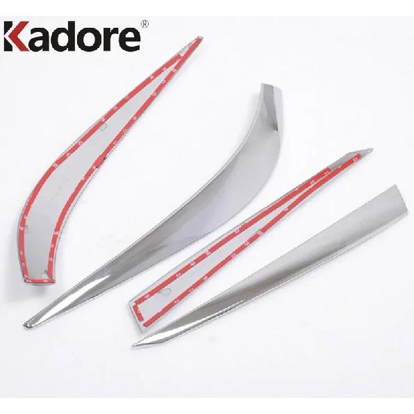 For Mazda 3 Axela 2014 2015 2016 Chrome Car Rear Light Lamp Eyebrow Cover Trim Taillight Eyelid Garnish Strip Accessoires