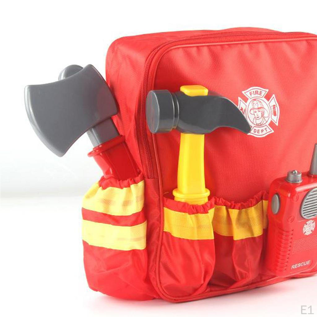 7 шт. Легкий костюм пожарного для детей и игрушек — отличные аксессуары для ролевых игр с огнем