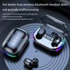RGB Light Bluetooth 5,3 Беспроводные наушники Бас-гарнитура Стерео наушники-вкладыши Настоящие беспроводные наушники Bluetooth с шумоподавлением