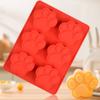 Форма для выпечки в форме кошачьей лапы, 6 ячеек, форма для кубиков льда, украшение для торта, форма для шоколада, Товары для вечеринки