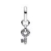 Pandora Кулон из стерлингового серебра с узором-ключом Женский кулон 793084C00