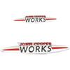 Car JCW Modified WORKS Personality Decoration COOPERS Car Fender Metal Car Sticker