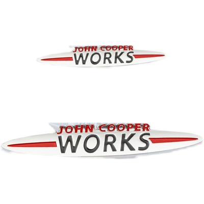 Автомобиль JCW модифицированные работы индивидуальное украшение COOPERS автомобильное крыло металлическая наклейка на автомобиль