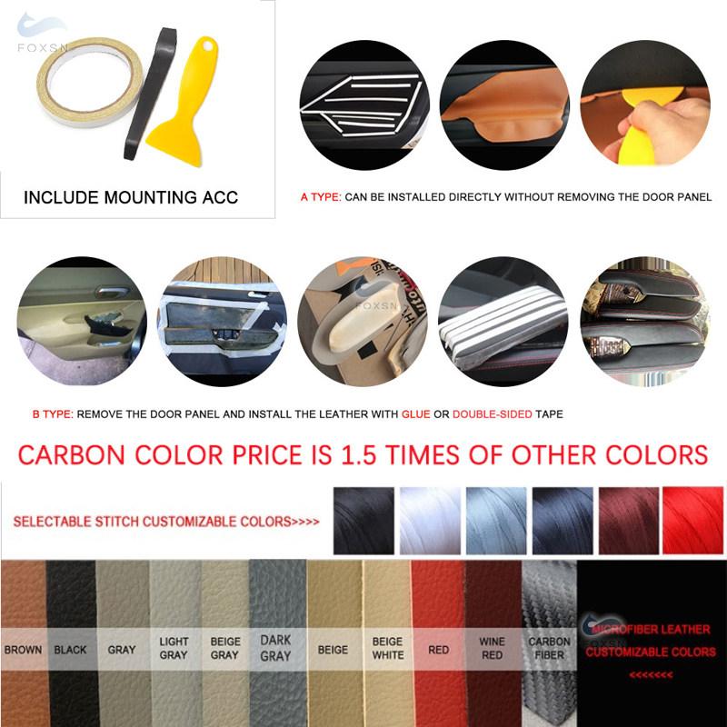 Только RHD ​​автомобильная кожаная дверная ручка из микрофибры, подлокотник, панель для VW Jetta MK5 Golf 5 2005 2006 2007 2008 2009