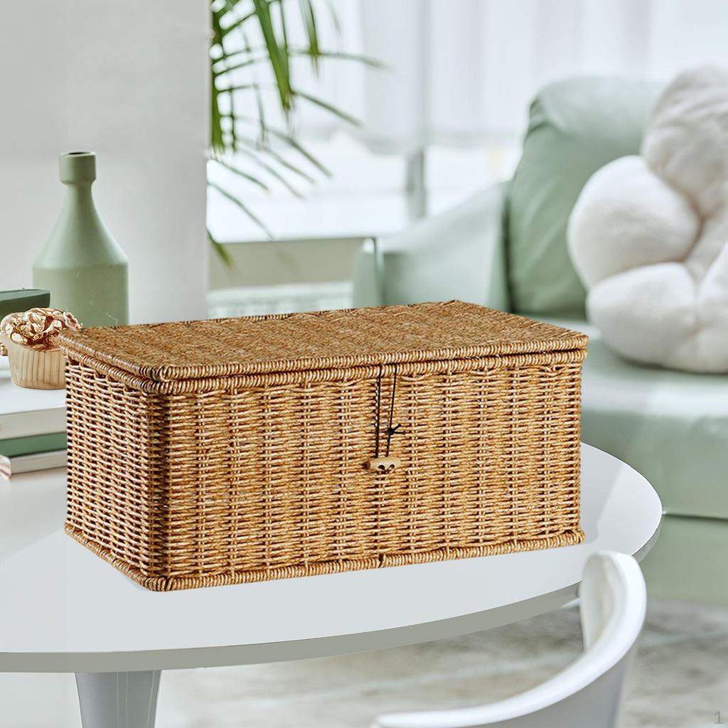 Прямоугольный контейнер с крышкой для организации дома на пеленальном столике и кухонной поверхности