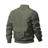 Workwear Multi-pocket Flight Jacket, Functional Style Men's Baseball Uniform, Fashionable Casual Loose Top