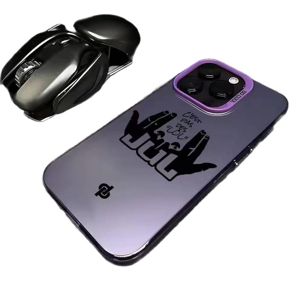 Gesture-enabled iPhone 17 Pro Max case, iPhone 16 energetic case, 15 European and American style case, 1413