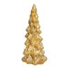 Glitter Christmas Tree Table Lamp LED Light-Up Decoration with Star Topper Festive Centerpiece for Home & Office Decor