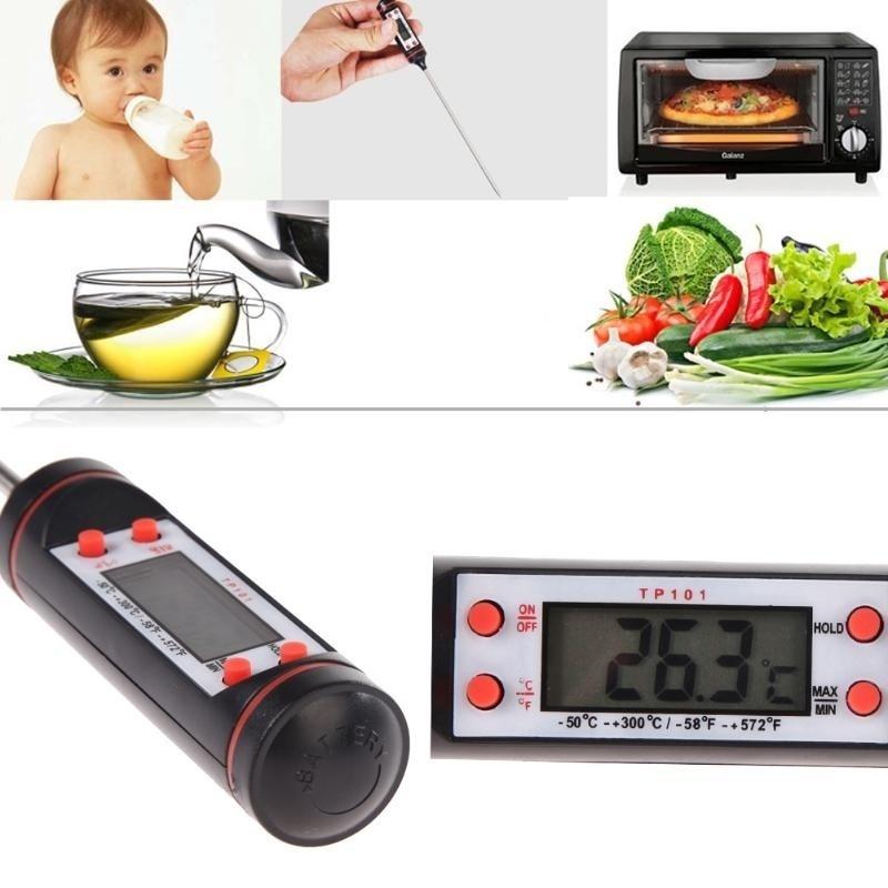 Thermometer Oven Tool Household Kitchen Digital Thermometer for Meat Water Milk Cooking Food Probe BBQ Electronic Tools