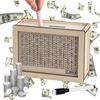 Деревянная копилка 1000/2000/3000/5000/10000 евро, коробка для денег со счетчиком, кассовые ящики, цель накопления и коробки с цифрами, alcancia