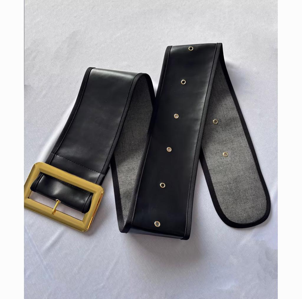 Women Pu Belt With Alloy Pin Buckle For Dresses And Outerwear Trend Accessory