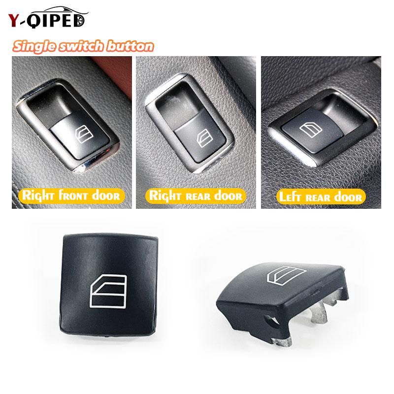 Window Switch Button Cover Cap For Mercedes-Benz GLE GLS ML W463 W166 X166 A-Klasse W176 CLA Coupe C117 X204 Accessories