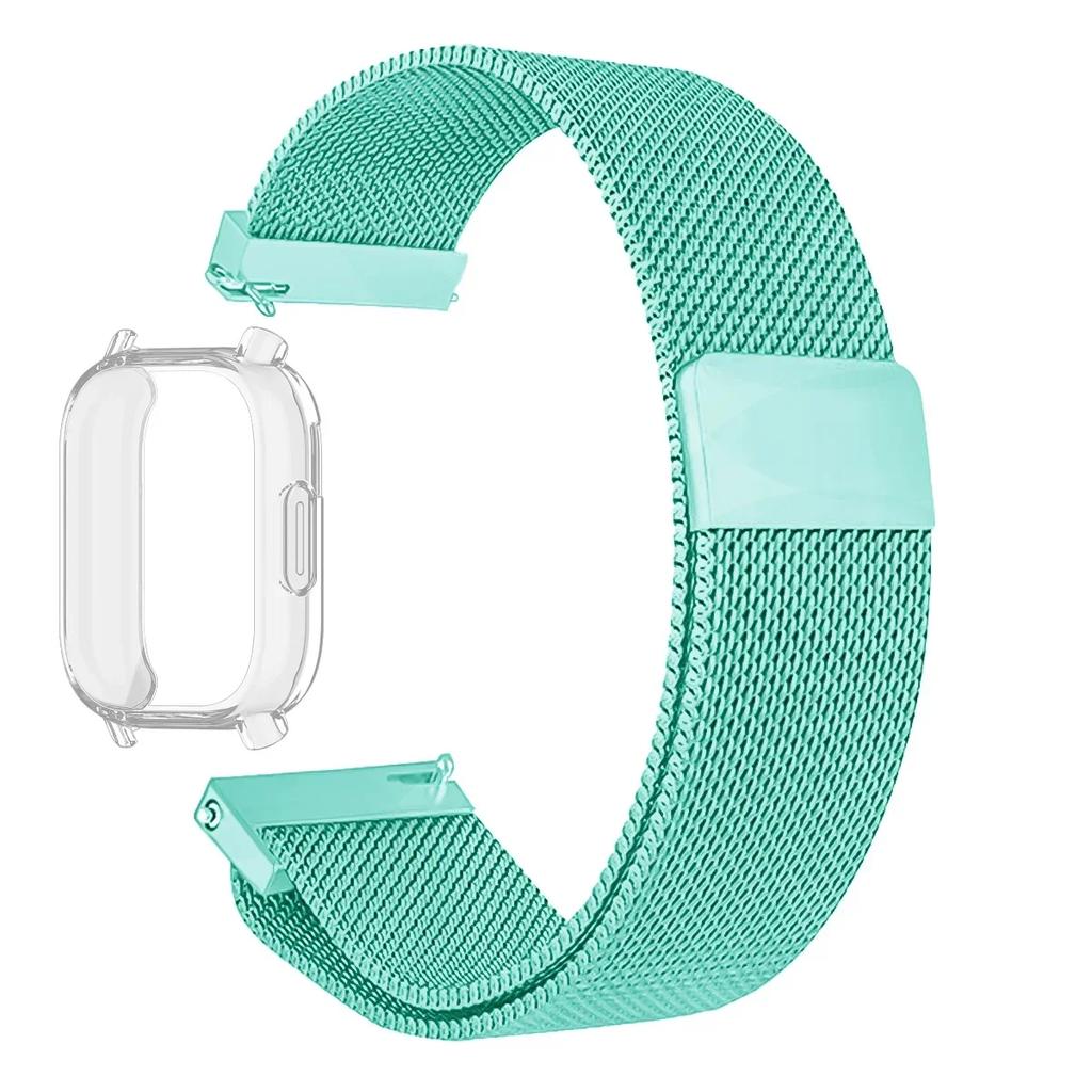 Чехол+Миланский ремешок Для Redmi Watch 5 Active Ремешок ТПУ Мягкий чехол Защитная пленка для экрана Для Redmi Watch 5 Lite Металлический Магнитный ремешок