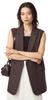 United Arrows Green Label Relaxing Tweed-Like Gilet, Machine Washable, Anti-Static, 36221000000 2500 MD.BROWN(25) FREE