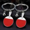 Keychain Mini Pingpong Bat Keyring Zinc Zinc Zinc Alloy Table Tennis Key Chain  Backpack Pendant