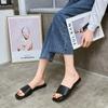 2024 Summer Beach Flip Flops White Black Fashion Pink Slippers Outdoor Plus Size Flats Women Sandals Silver Slides Shoes Ladies