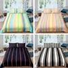 3D Stripe Printed Bedding Set, Home Bedroom Quilt Cover and Pillowcase, Microfiber Material, 2/3 Pieces of Bedding Decoration