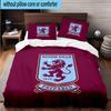 3pcs Aston Villa Football Club Printed Bedding Set Duvet Cover Closure Includes 1 Duvet Cover & 2 Pillowcases Bedding Sets Home Decor Gifts