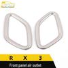 Roewe RX3 Stainless Steel Air Vent Decorative Ring for Front Panel and Center Console
