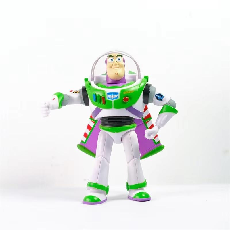 Фигурка Базз Лайтер из мультфильма История игрушек от Pixar со шлемом, открывающимся, звуком, выдвижными крыльями, игрушка для мальчика, коллекционная модель, подарок-сюрприз
