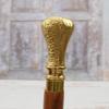 93,98 см Классическая трость Goldene из дерева и латуни Трость для ходьбы Подарок из латуни для дедушки, папы Стиль ар-деко