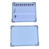 Double-Sided Magnetic Music Staff Whiteboard High Low Notes Teaching Aid Mini Dry Erase Board Students Teachers Music Classroom Supplies