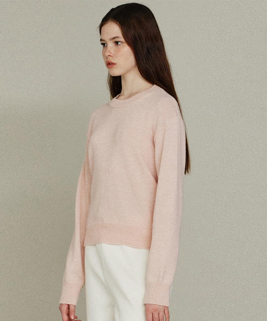 ITOV SEOUL Slit Button Round Knit Pk