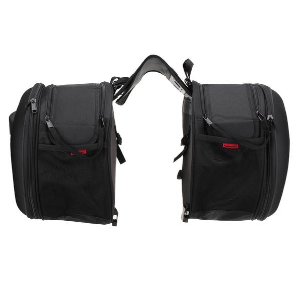 Пара универсальных мотоциклетных боковых седельных сумок, водонепроницаемые сумки для багажа и шлема