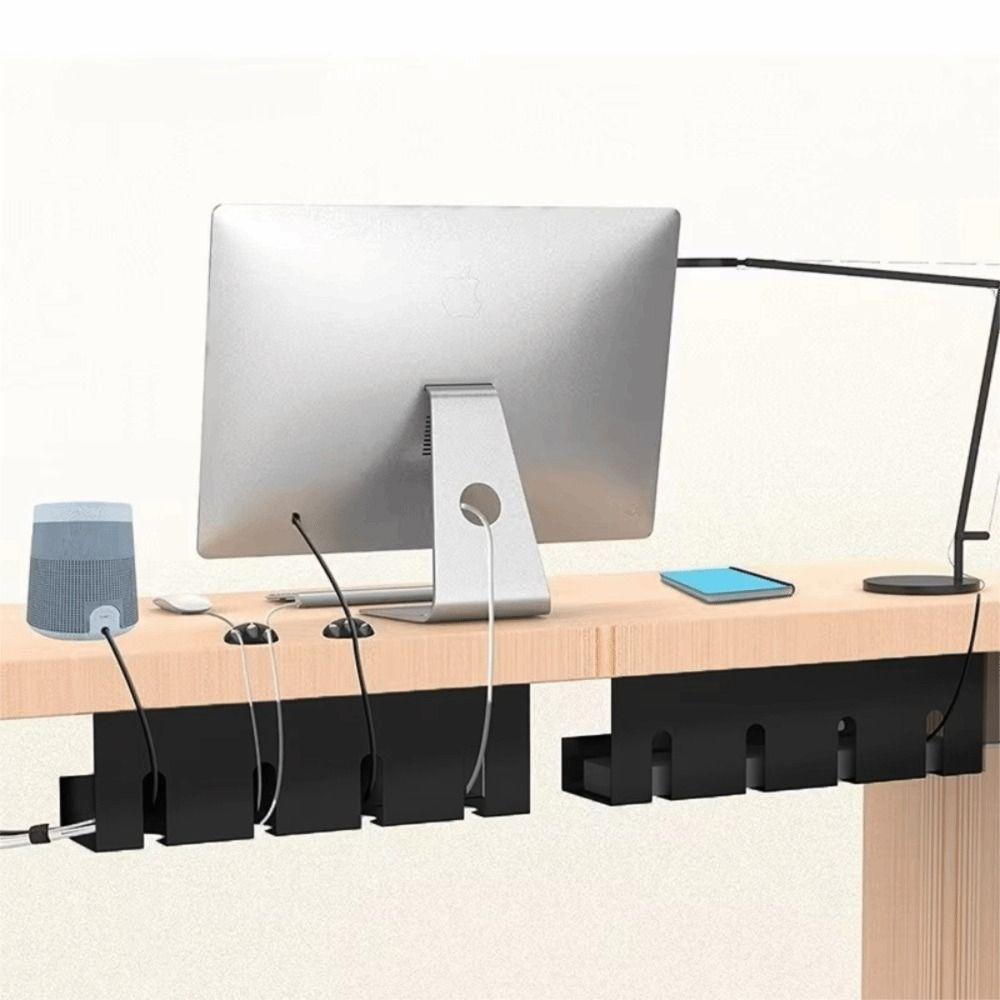 Large Capacity Under Desk Cable Management Tray Socket Strip Holder  Living Room