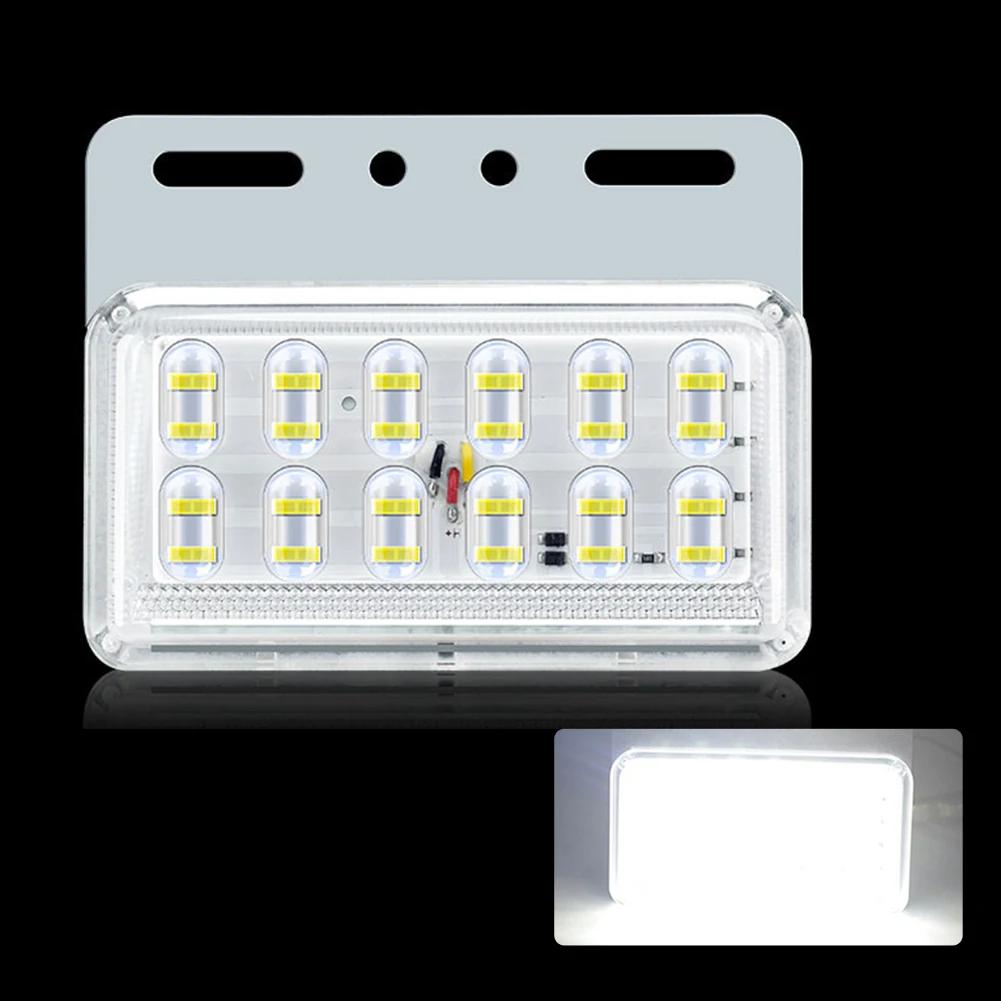 Универсальные 24 В 12 светодиодов Боковые габаритные огни для автомобиля Грузовик Внешние огни автомобиля Сигнальная лампа указателя поворота Предупреждение Задний фонарь Прицеп Грузовик