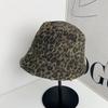 Retro Hole Design Leopard Print Bucket Hats For Women Spring And Summer  Travel Sunscreen Versatile Casual Simple Basin Cap