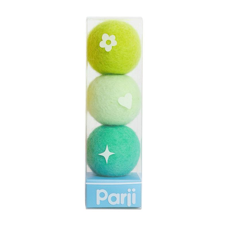 Wool Felt Ball Cat Toy, Silent Colorful Felt Balls for Cat Chase & Play, 3 Styles Available