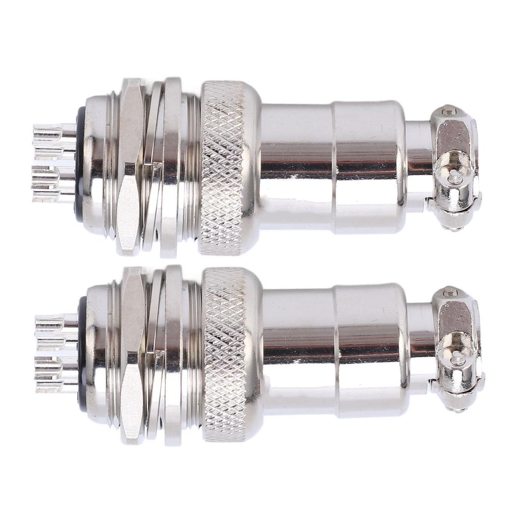 2 шт. Авиационный штекер-розетка, разъем, корпус из цинкового сплава, медные посеребренные контакты, 4 контакта