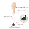 Silicone Practice Hand for Acrylic Nails Realistic Flexible Mannequin Hand Nail Art Practice Hand for Bracelets Rings Display