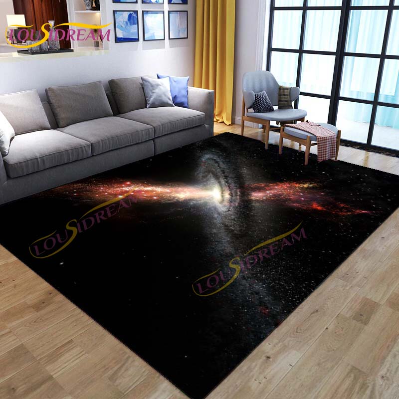 3D цветной космический коврик Galaxy ковер звездное небо ковер для гостиной спальня диван планета ковер детский игровой коврик напольный коврик домашний декор