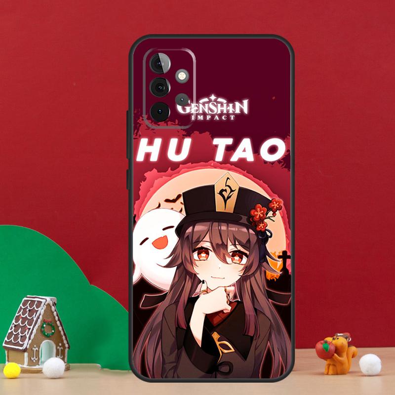 Чехол Hu Tao Genshin Impact для Samsung Galaxy A17 A06 A16 A56 A36 A54 A34 A14 A52 A32 A13 A23 A33 A53 A15 A35 A55